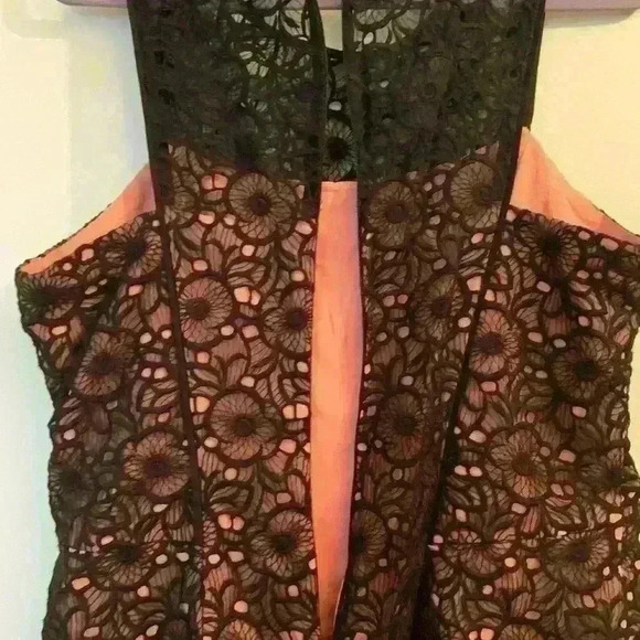 Jessica Simpson black lace sleeveless dress size 12 - Picture 6 of 7